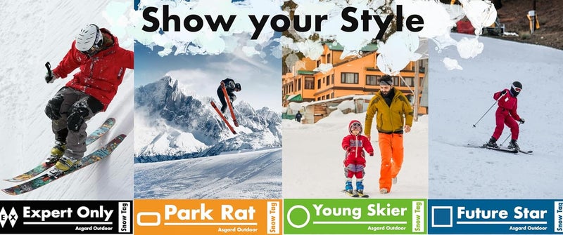 Asgard Outdoor | Snow Tag Yard Sale | Green | Express Your Skiing Personality - Image 2